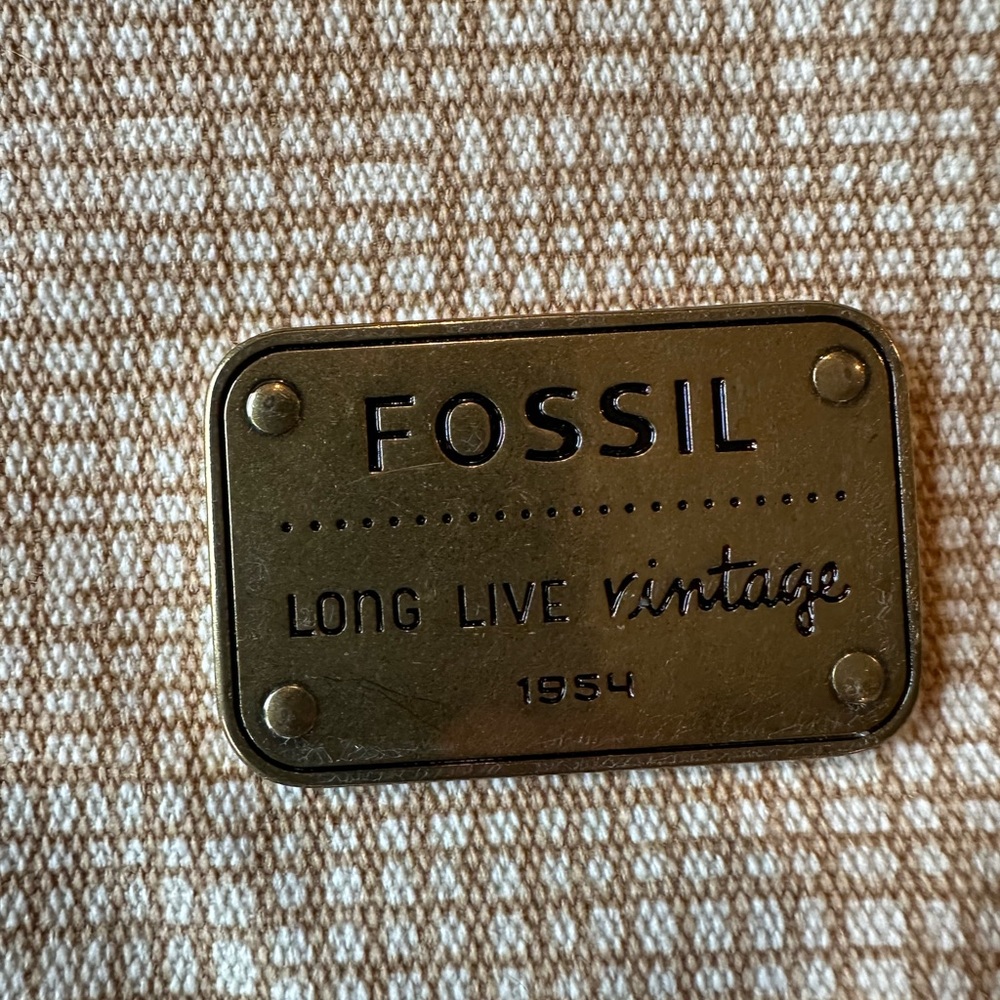 Fossil Multicolor Patchwork Beige Crossbody Bag - image 11